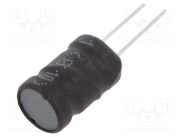 Inductor: wire; THT; 390uH; 1.8A; ±10%; Ø11.5x17.5mm; vertical