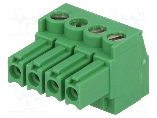 Pluggable terminal block; Contacts ph: 3.5mm; ways: 4; straight