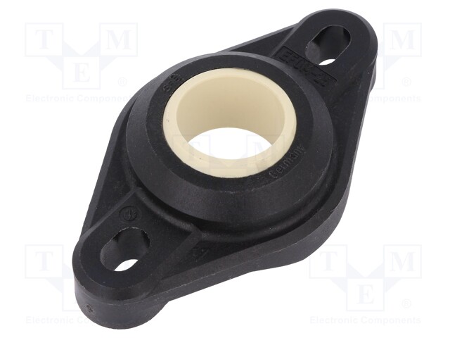 Bearing: flange; Øint: 25mm; iglidur® W300; lubricant-free