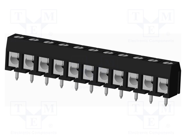 Connector: PCB terminal block; terminal; Plating: tinned; on PCBs