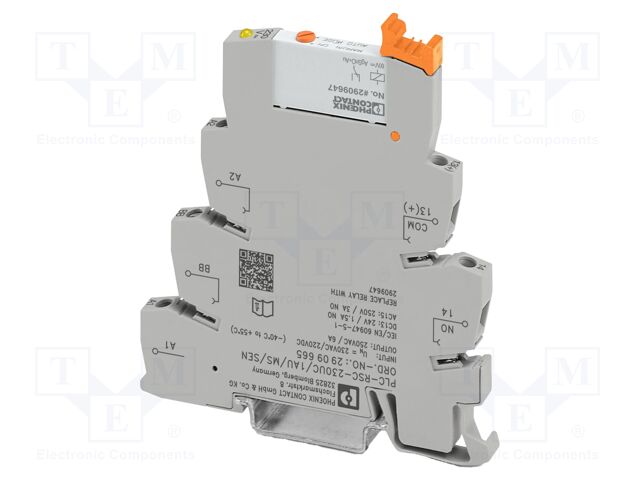 Relay: interface; Mounting: DIN