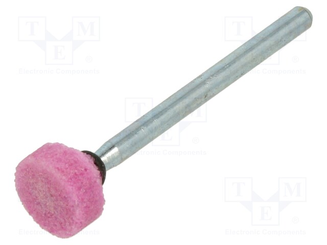 Grindingstone; 3mm; metal,steel; ceramics; Mounting: rod 3mm