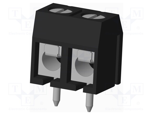Connector: PCB terminal block; terminal; Plating: tinned; on PCBs