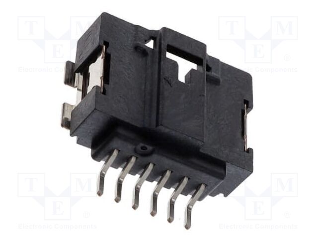 Connector: wire-board; male; 4A; PIN: 6; straight; SMT; tinned; 1.8mm