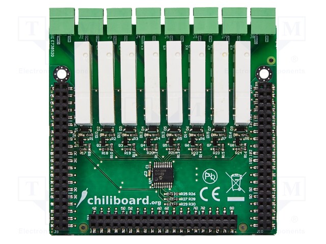 Expansion board; 78.8x74mm; screw terminal,pin strips