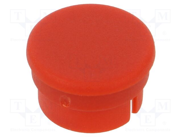 Cap; polyamide; red; 12.5mm