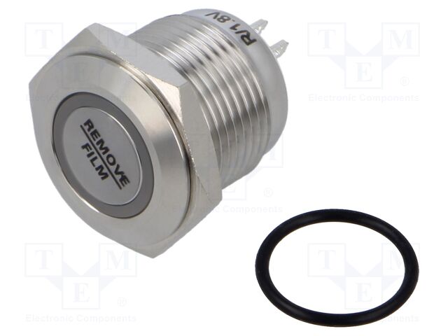 Switch: vandal resistant; IP65; Illumin: LED,ring; red/green/blue