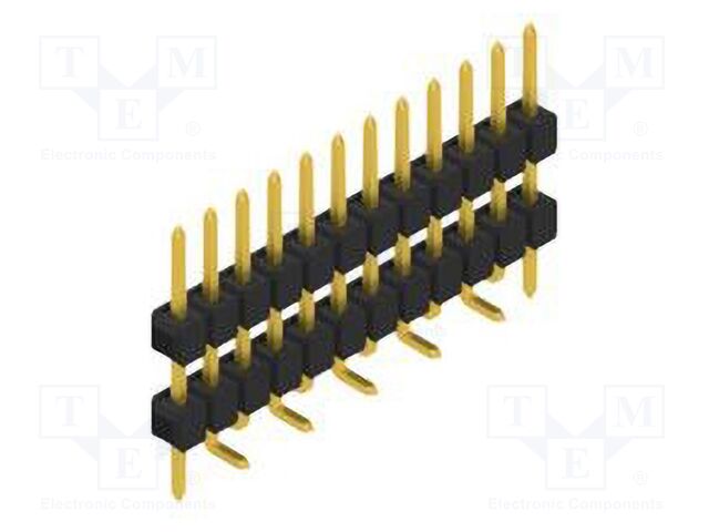 Connector: pin strips; pin header; male; PIN: 12; 2.54mm; SMT; 1x12