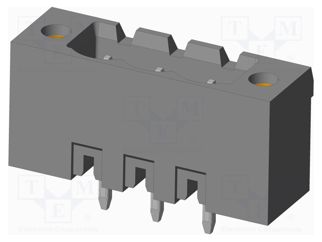 Connector: pluggable terminal block; socket; male; on PCBs
