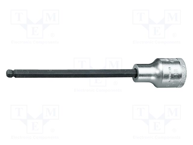 Socket; hex key,socket spanner; 14mm; 1/2"; Chrom-vanadium steel