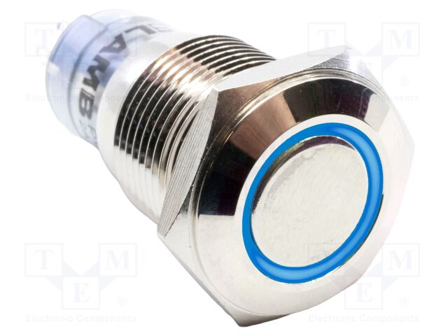 Switch: vandal resistant; Pos: 2; DPDT; 2A/48VDC; IP40; ON-(ON)