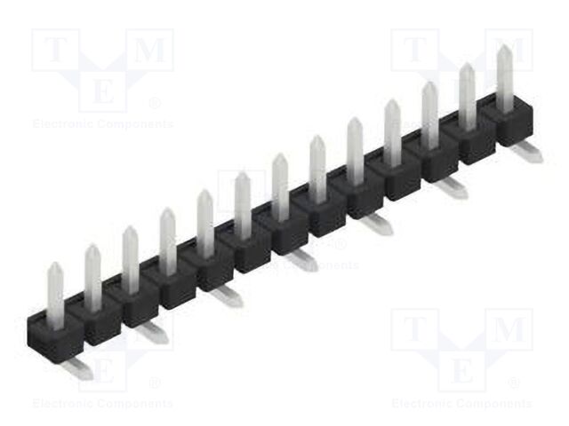 Connector: pin strips; pin header; male; PIN: 13; 2.54mm; SMT; 1x13