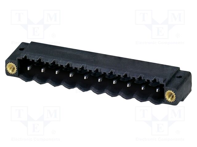 PCB headers, nominal cross section: 2.5 mm?, color: black, n