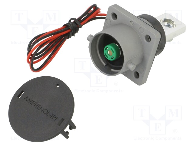 Connector: DC supply; female; screw; Mech.durability: 100cycles