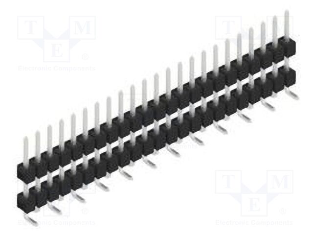 Connector: pin strips; pin header; male; PIN: 23; 2.54mm; SMT; 1x23