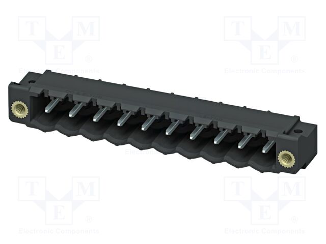 PCB headers, nominal cross section: 2.5 mm2, color: black, n