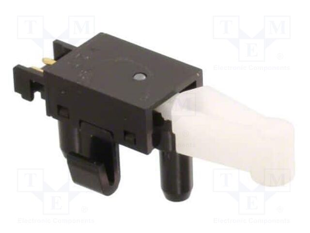 Switch: detecting; Pos: 2; SPST-NC; 0.1A/30VDC; white; clip; 490mN