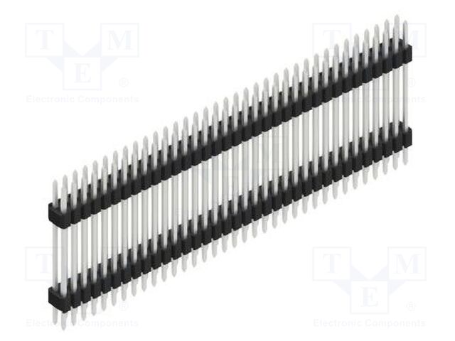 Connector: pin strips; pin header; male; PIN: 70; 1.27mm; THT; 2x35