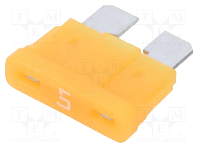 Fuse: fuse; 5A; 32VDC; automotive; 19.3mm; tin alloy