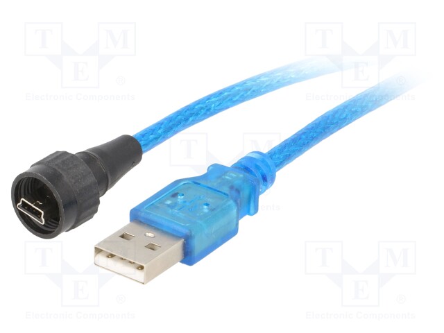 Adapter cable; USB A plug,USB A mini plug; 1310; USB 2.0; IP67