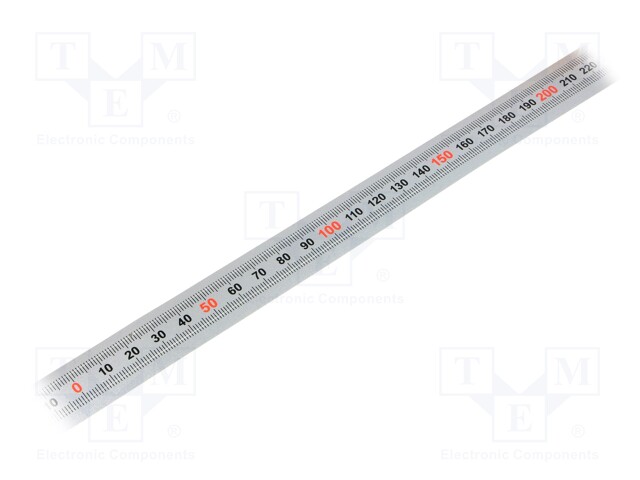 Ruler; figures horizontally arranged,self-adhesive; W: 11mm
