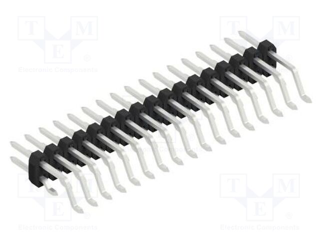 Connector: pin strips; pin header; male; PIN: 34; 2mm; SMT; 2x17
