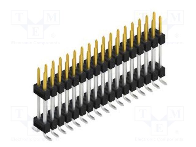 Connector: pin strips; pin header; male; PIN: 34; 2.54mm; SMT; 2x17