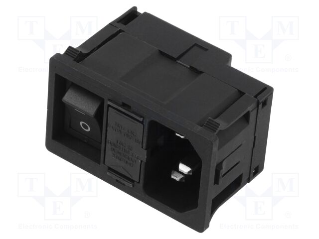 IEC 60320 connector KM Power Entry Module 10A C18