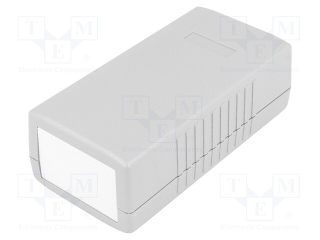 Enclosure: with panel; X: 60mm; Y: 120mm; Z: 40mm; ABS; dark grey