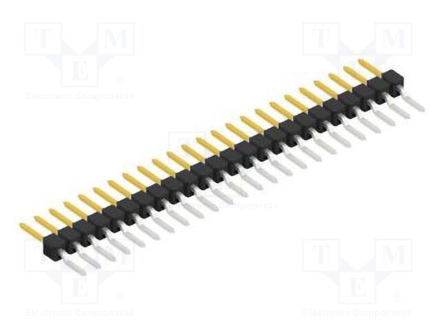 Connector: pin strips; pin header; male; PIN: 24; 2.54mm; SMT; 1x24
