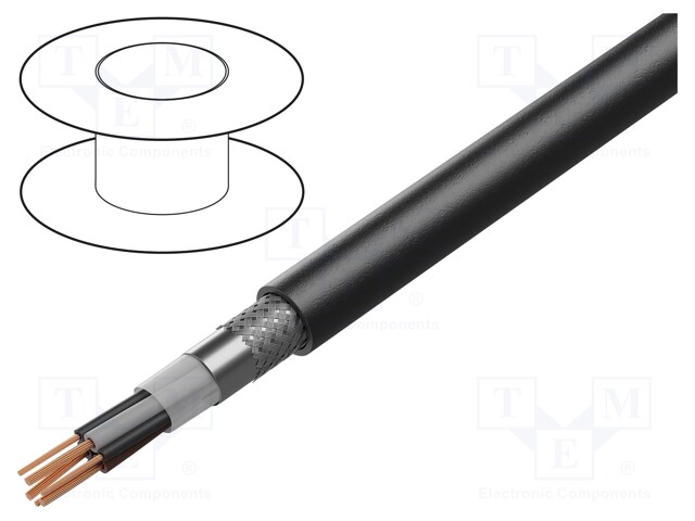 Wire; BiTservo UV 3plus 2XSLCHK-J; 3G10mm2,3x50mm2; stranded; Cu