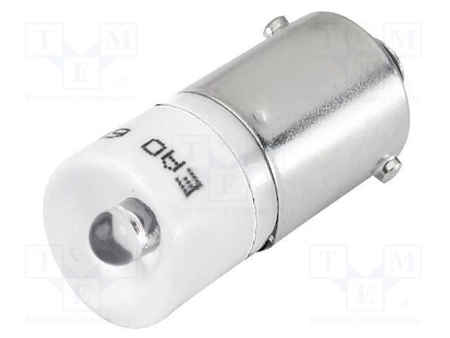 LED lamp; red/green; BA9S; 24VDC; No.of diodes: 2