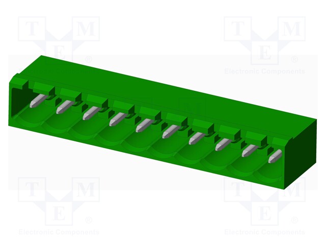 Connector: pluggable terminal block; socket; male; angled 90°
