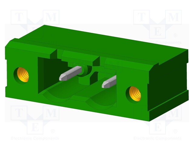 Connector: pluggable terminal block; socket; male; angled 90°