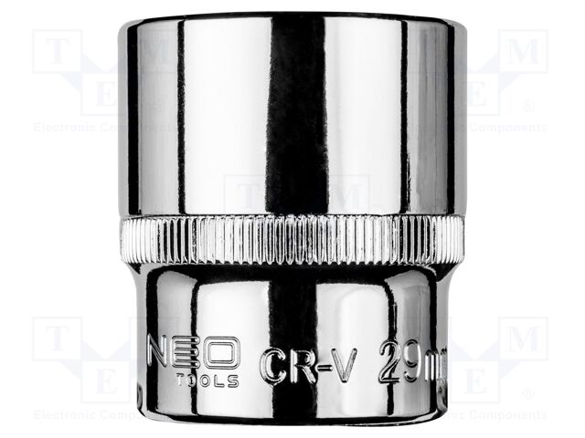 Socket; 6-angles,socket spanner; HEX 29mm; 1/2"