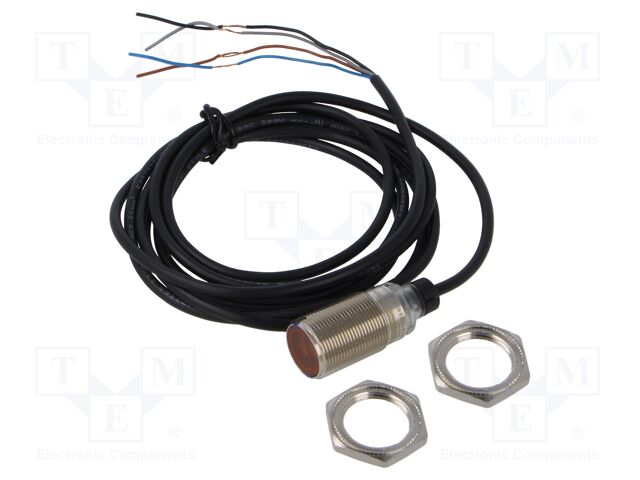 Sensor: photoelectric; straight; Range: 0÷500mm; NPN; 100mA; brass