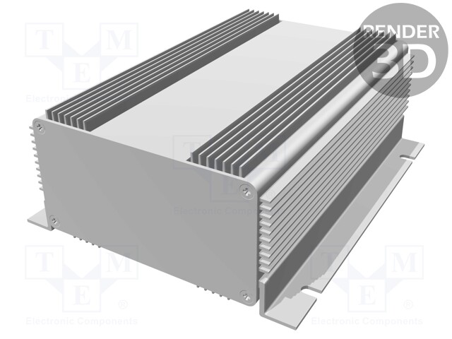 Enclosure: with panel; 1455NHD; X: 111mm; Y: 160mm; Z: 61mm; natural
