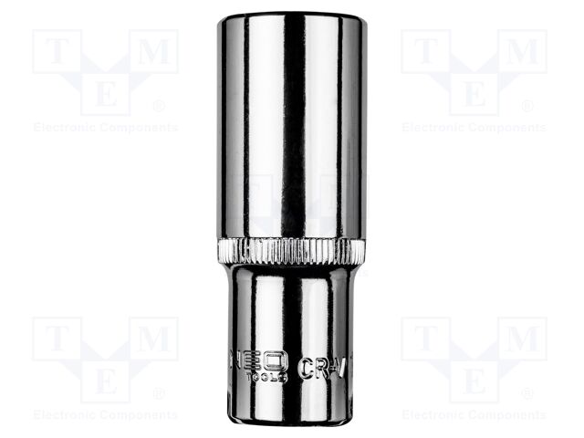 Socket; 6-angles,socket spanner; HEX 17mm; 3/8"; long