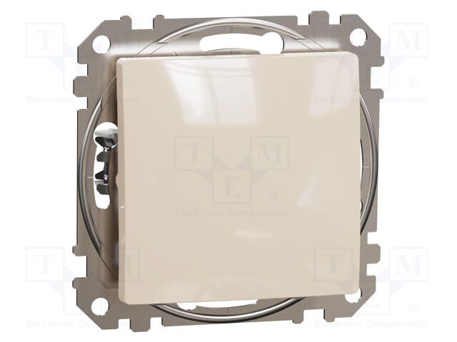 Two-way switch; 250VAC; IP20; plaster embedded,in mounting box