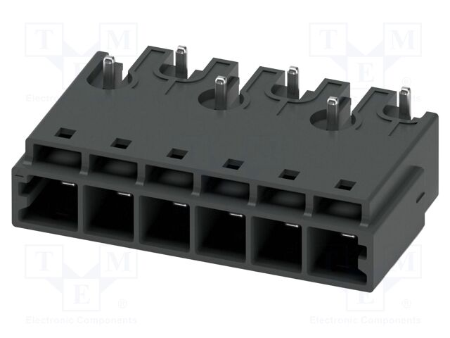 PCB headers, nominal cross section: 4 mm2, color: black, nom