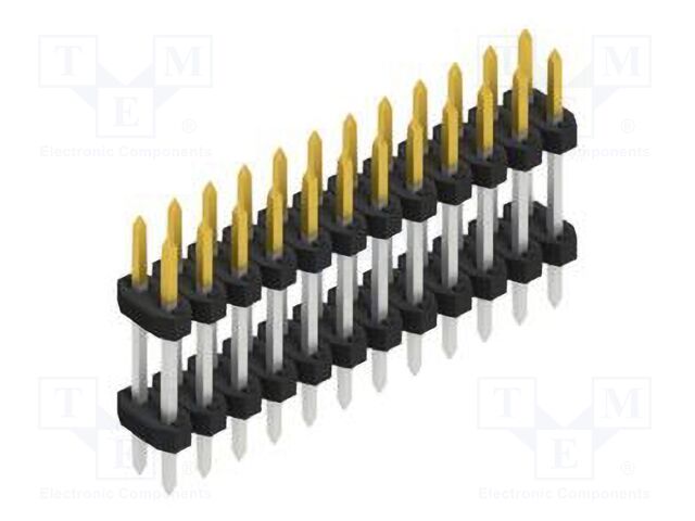Connector: pin strips; pin header; male; PIN: 24; 2mm; THT; 2x12