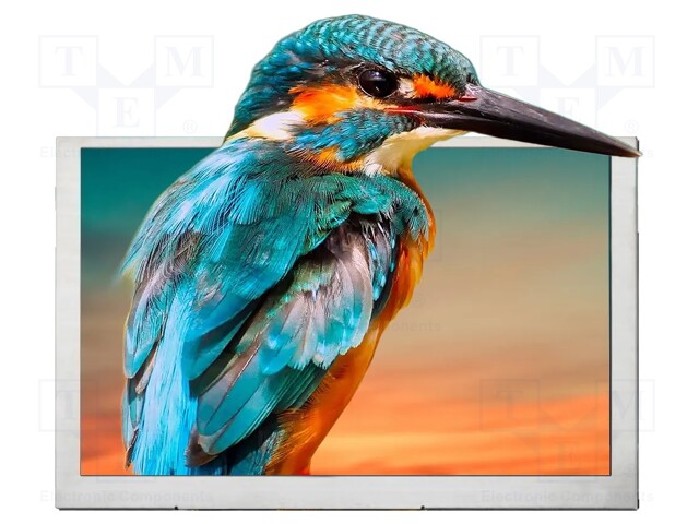 Display: TFT; 5"; 800x480; Illumin: LED; Dim: 120.7x75.8x2.95mm; RGB
