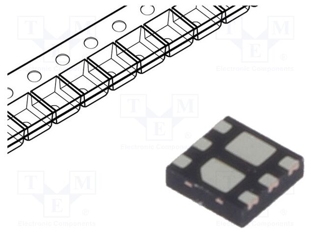 Transistor: P-MOSFET x2; unipolar; -20V; -3.6A; 1.4W; MicroFET