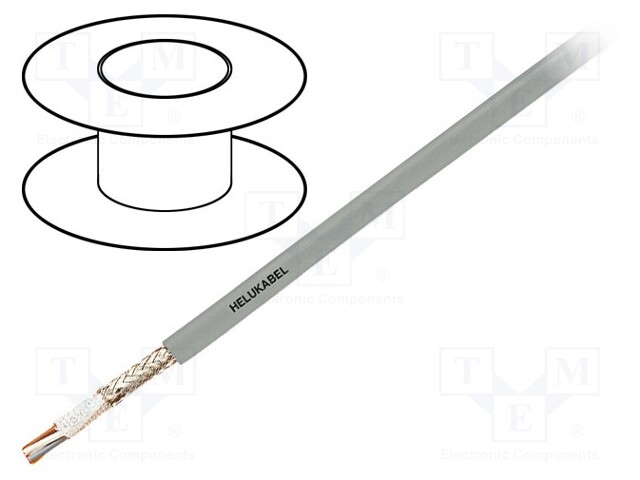 Wire: control cable; SUPERTRONIC®-C-PVC; 5x0,34mm2; PVC; grey