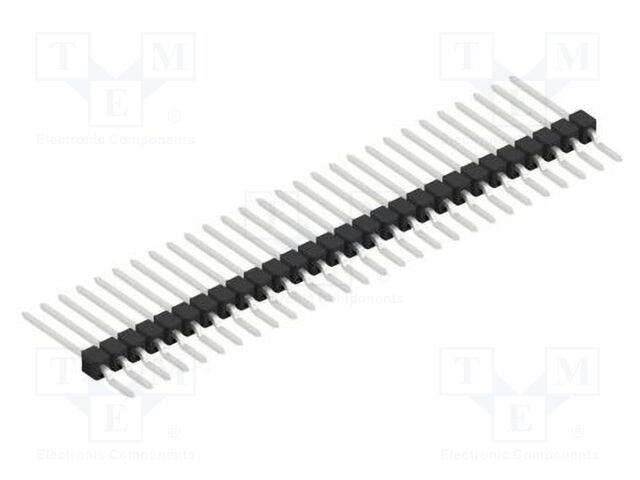 Connector: pin strips; pin header; male; PIN: 28; 2.54mm; SMT; 1x28
