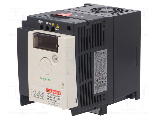 Inverter; Max motor power: 2.2kW; Usup: 200÷240VAC; 0.1÷400Hz