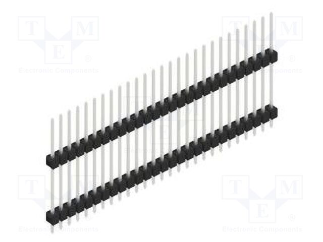 Connector: pin strips; pin header; male; PIN: 27; 2.54mm; THT; 1x27
