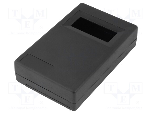 Enclosure: for devices with displays; X: 73.5mm; Y: 117.5mm; ABS