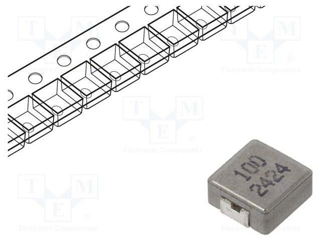 Inductor: wire; SMD; 10uH; ±20%; 7.1x6.6x2.8mm