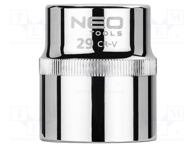 Socket; 6-angles,socket spanner; HEX 29mm; 1/2"